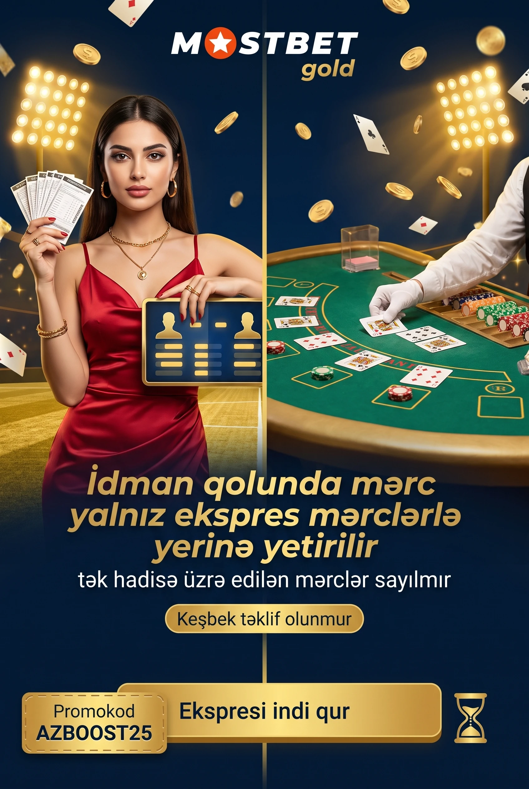 Mərc tələbini hər qol üzrə necə yerinə yetirmək