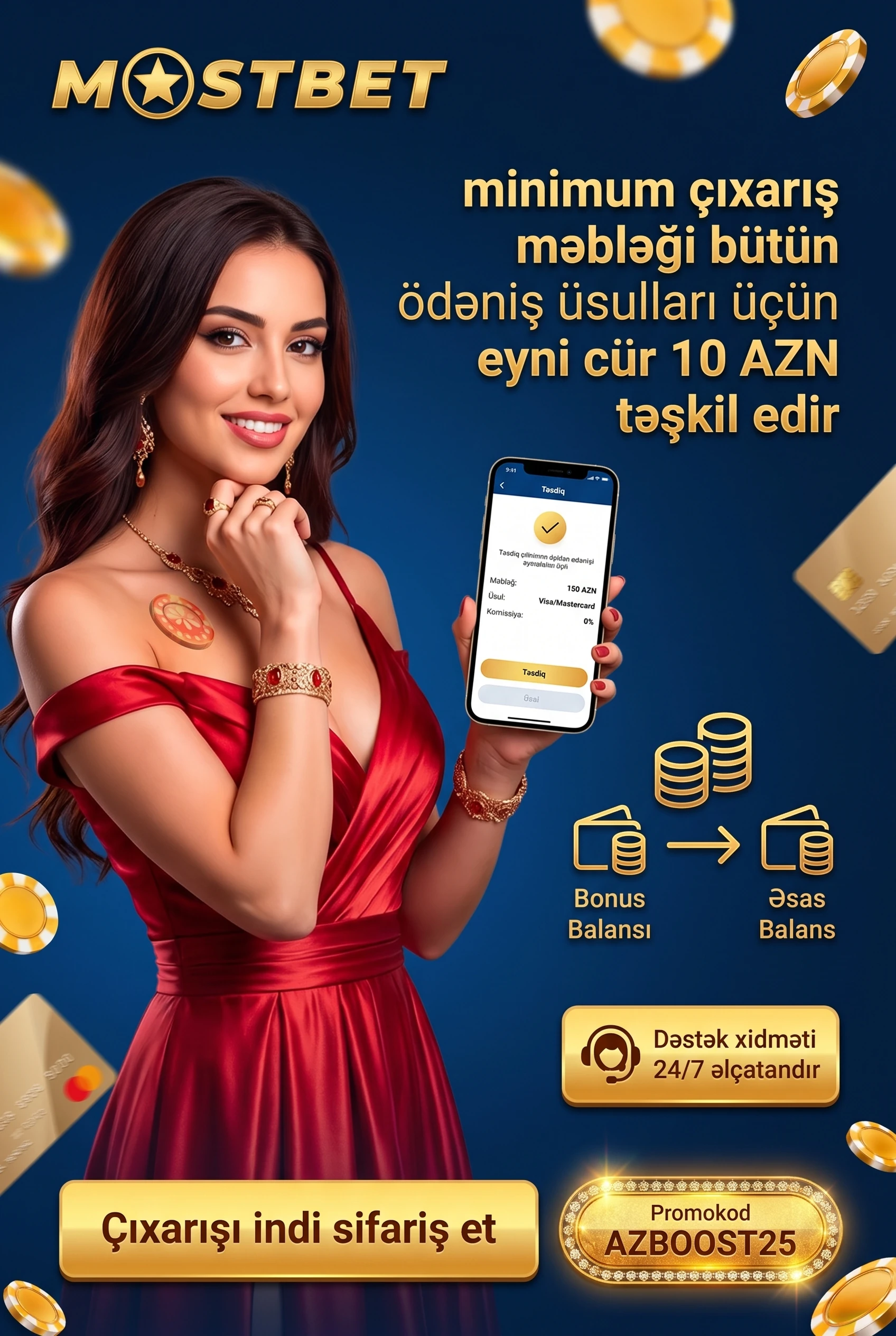 Mərc tamamlandıqdan sonra çıxarışı necə sifariş etmək