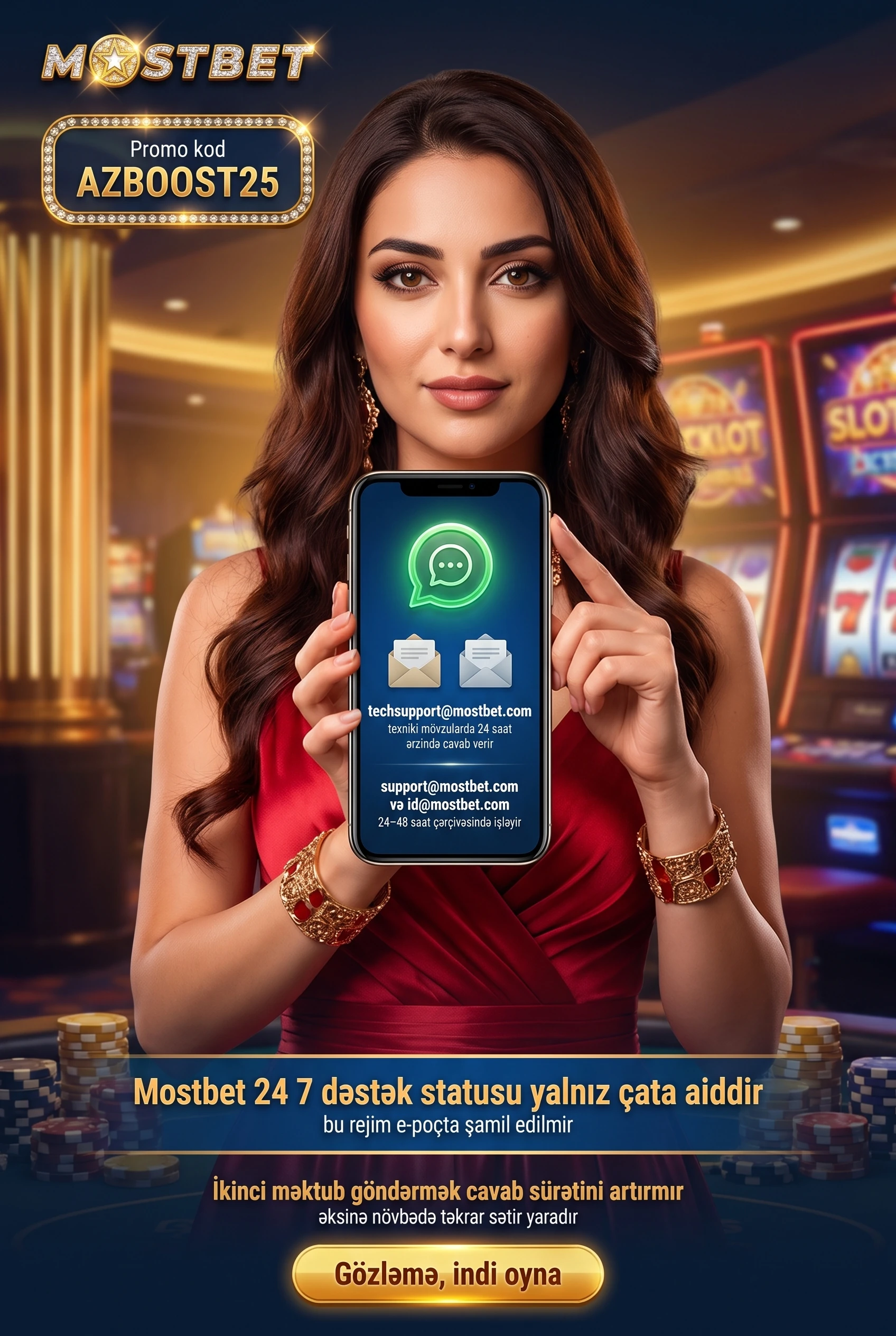 Mostbet e-poçt cavab müddətinin hesablanması
